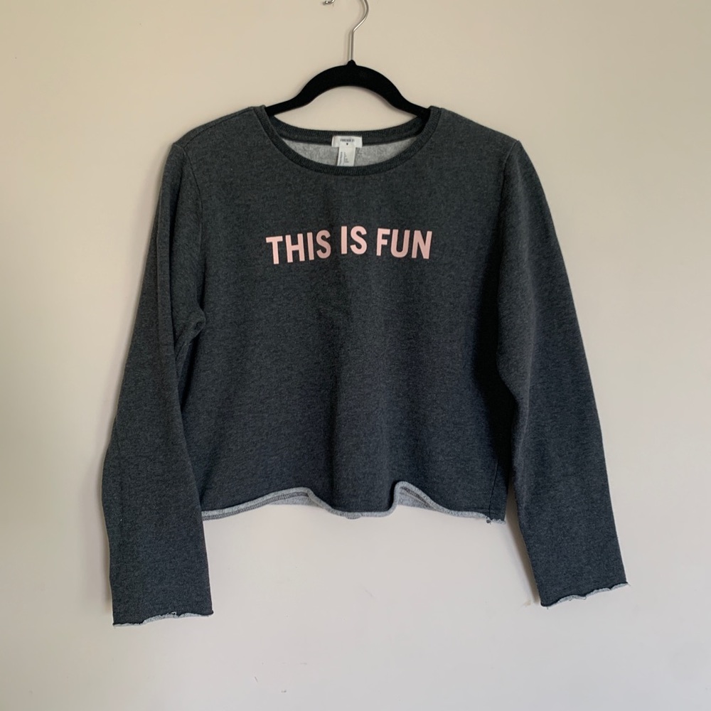 Cropped sweater